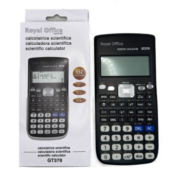 CALCOLATRICE SCIENTIFICA ROYAL OFFICE GT 370 552 FUNZIONI