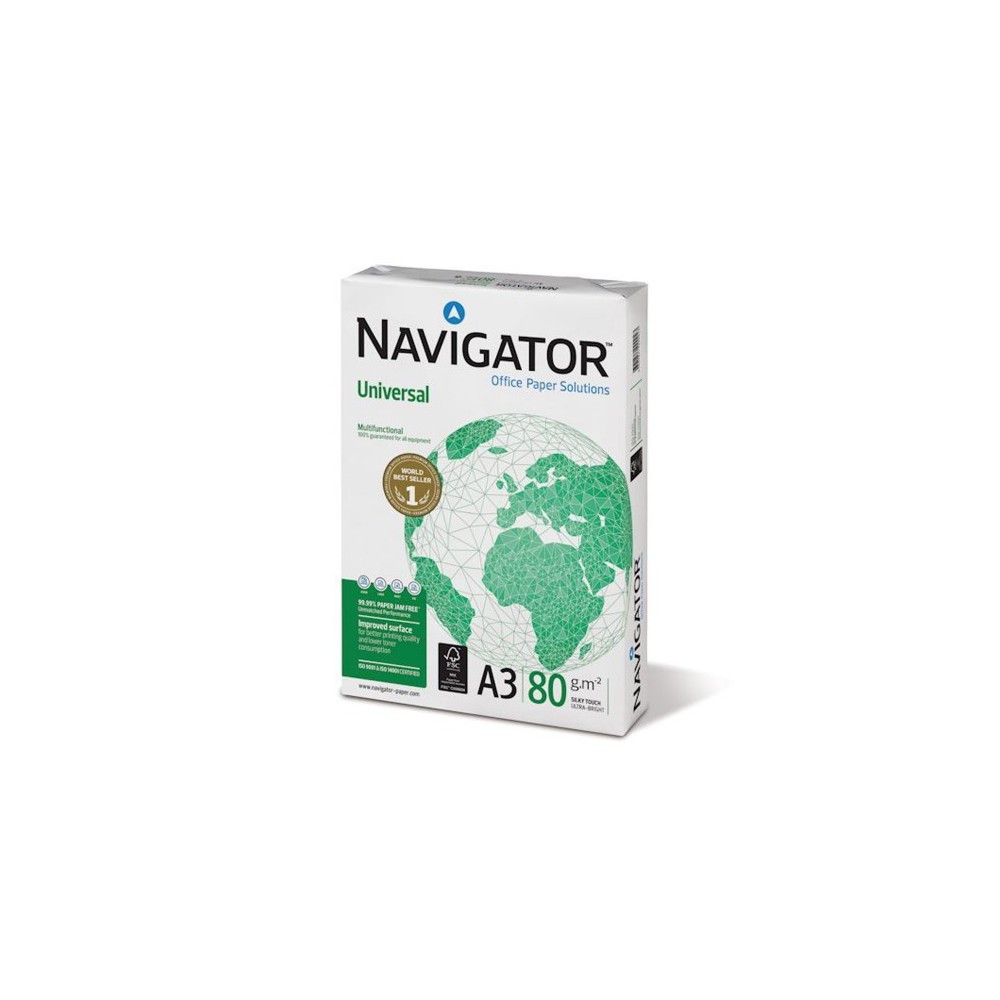 CARTA A3 NAVIGATOR UNIVERSAL 80GR 500FF