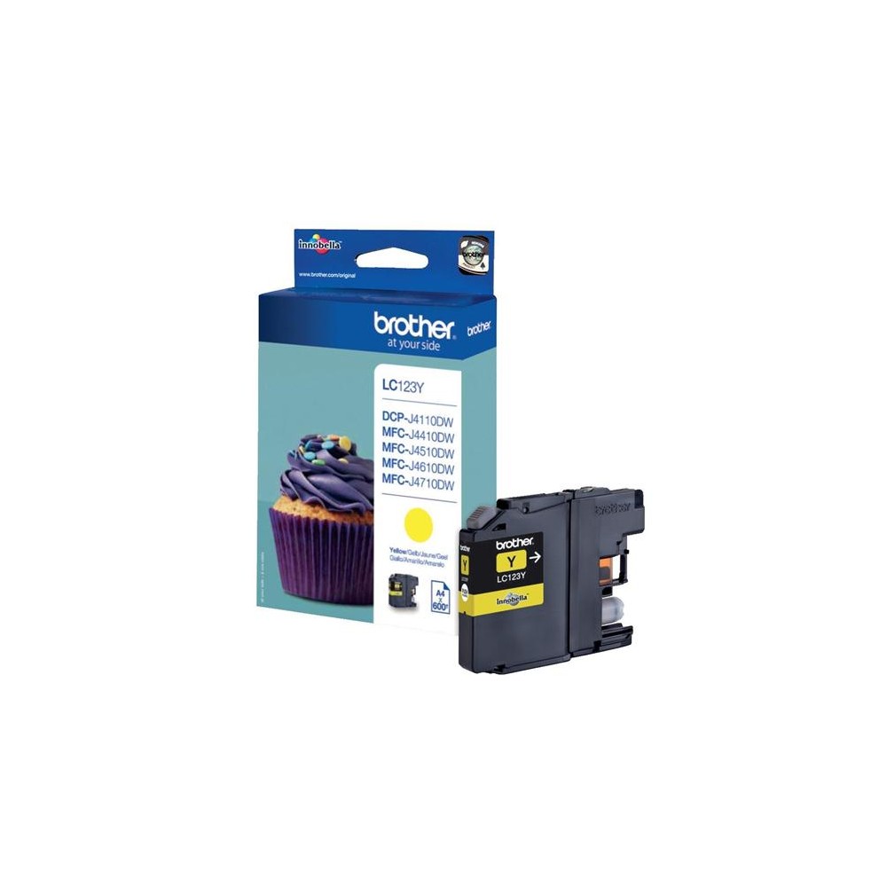 CARTUCCIA BROTHER LC 123 YELLOWORIGINALE