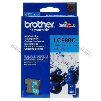 CARTUCCIA BROTHER LC 980 CYAN ORIGINALE 260 PAGINE