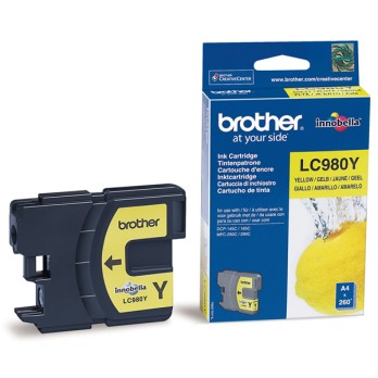 CARTUCCIA BROTHER LC 980 YELLOW ORIGINALE 260 PAGINE