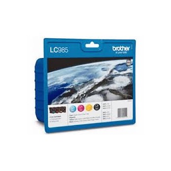 CARTUCCIA BROTHER LC 985 MULTIPACK C/Y/M/ LC985VAL ORIGINALE