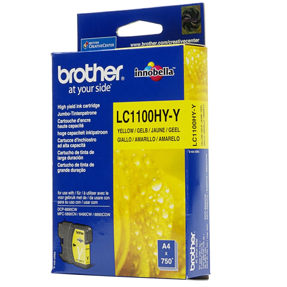 CARTUCCIA BROTHER LC1100 YELLOW ORIGINALE