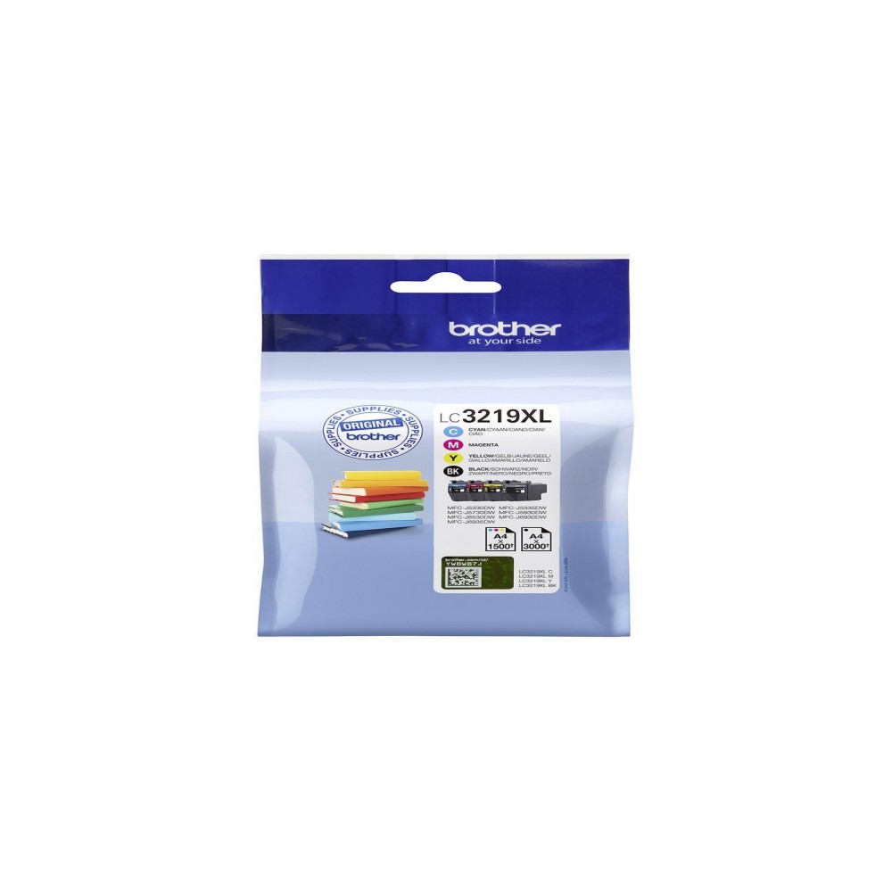 CARTUCCIA BROTHER MULTIPACK LC3219XLVALDR LC-3219XL LC3219XL ORIGINALE 4 CARTUCCE