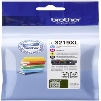 CARTUCCIA BROTHER MULTIPACK LC3219XLVALDR LC-3219XL LC3219XL ORIGINALE 4 CARTUCCE