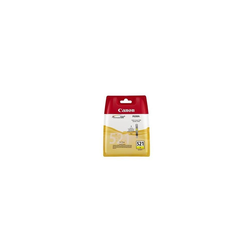 CARTUCCIA CANON CLI 521 YELLOW 2936B001 ORIGINALE
