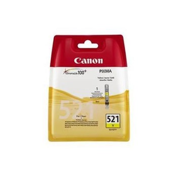 CARTUCCIA CANON CLI 521 YELLOW 2936B001 ORIGINALE