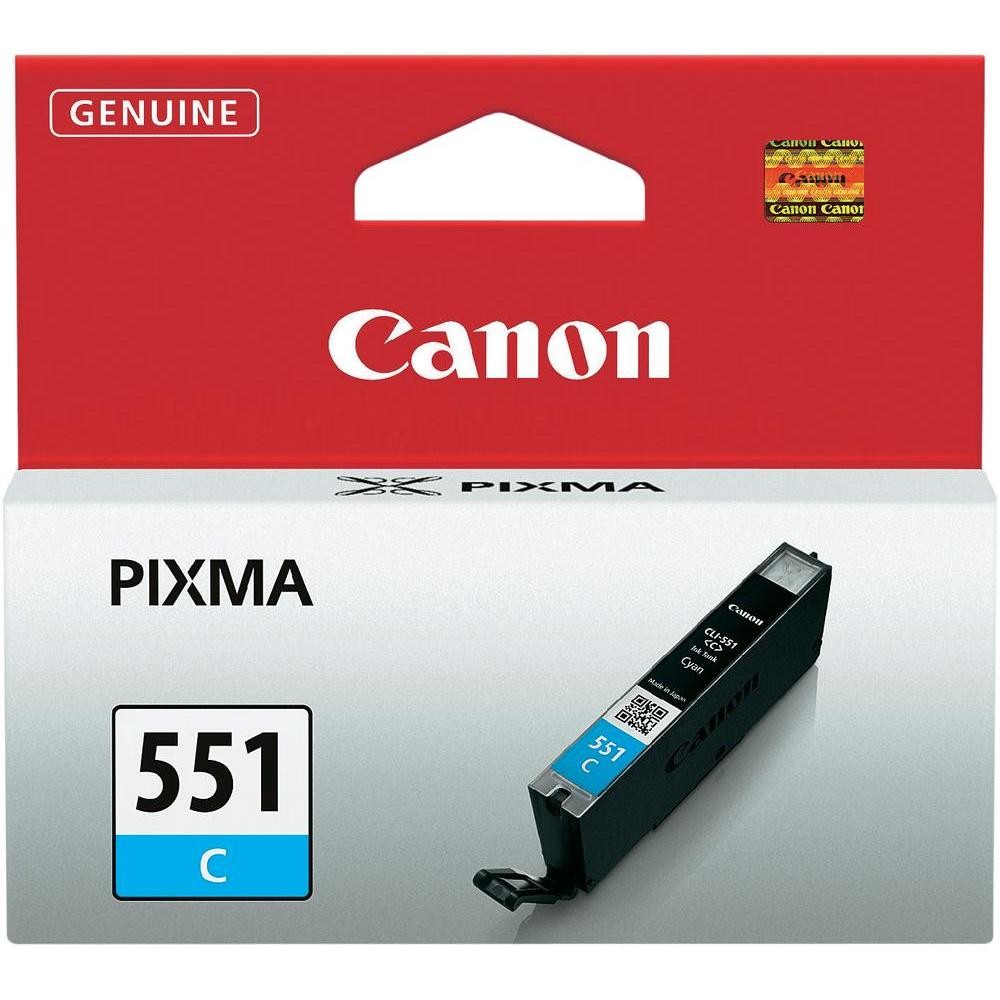 CARTUCCIA CANON CLI 551XL Cyan ORIGINALE 6444B001