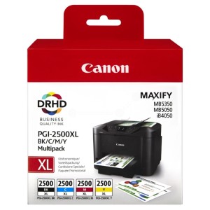 CARTUCCIA CANON MULTIPACK PGI 2500 XL BK/C/Y/M/ 9254B004 ORIGINALE