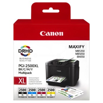 CARTUCCIA CANON MULTIPACK PGI 2500 XL BK/C/Y/M/ 9254B004 ORIGINALE