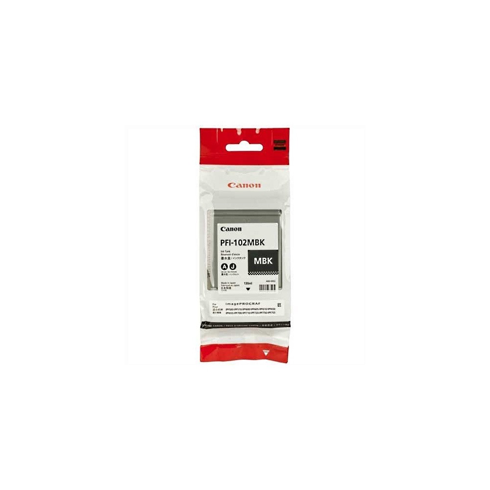 CARTUCCIA CANON PFI 102 MBK NERO 130ML ORIGINALE