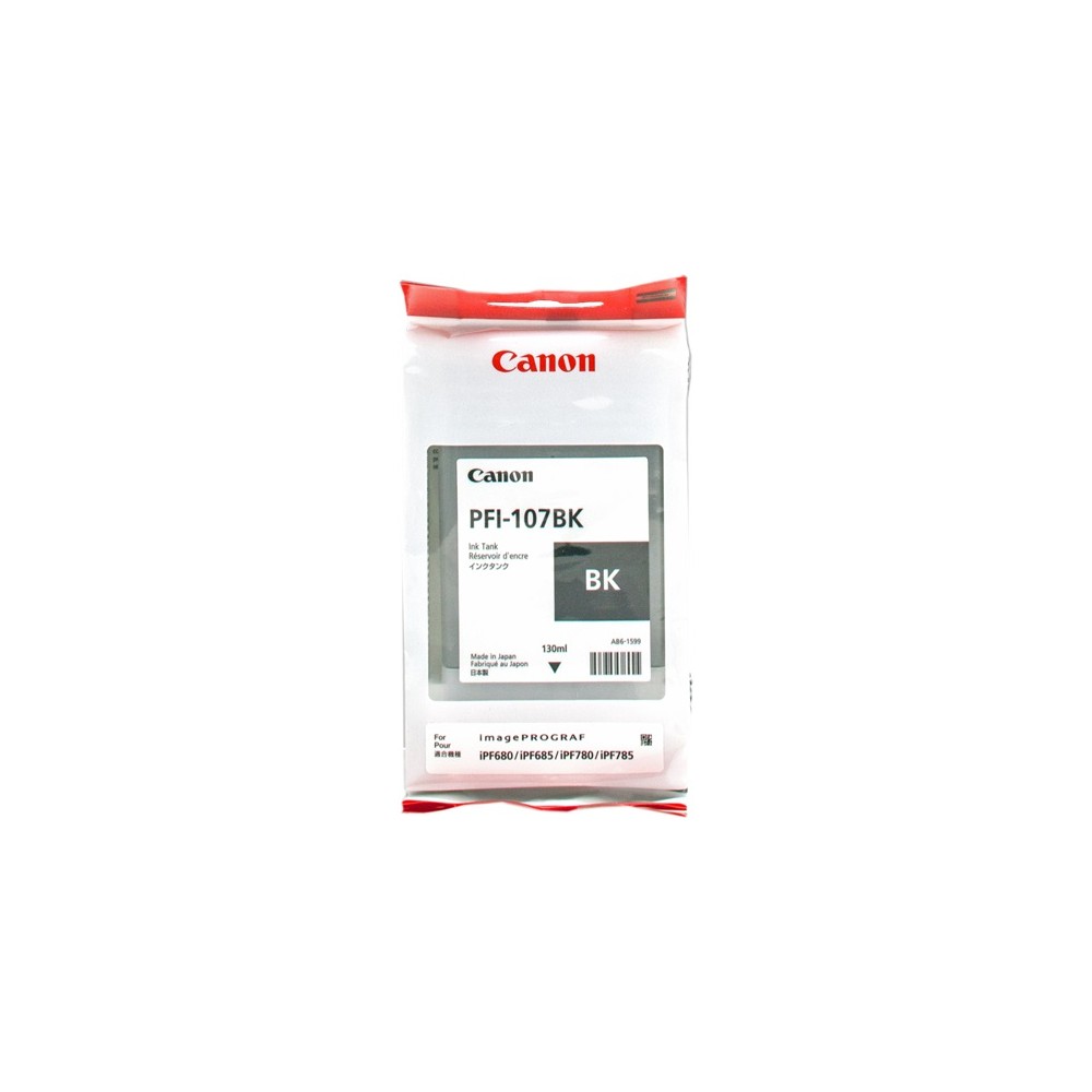 CARTUCCIA CANON PFI 107 BK ORIGINALE