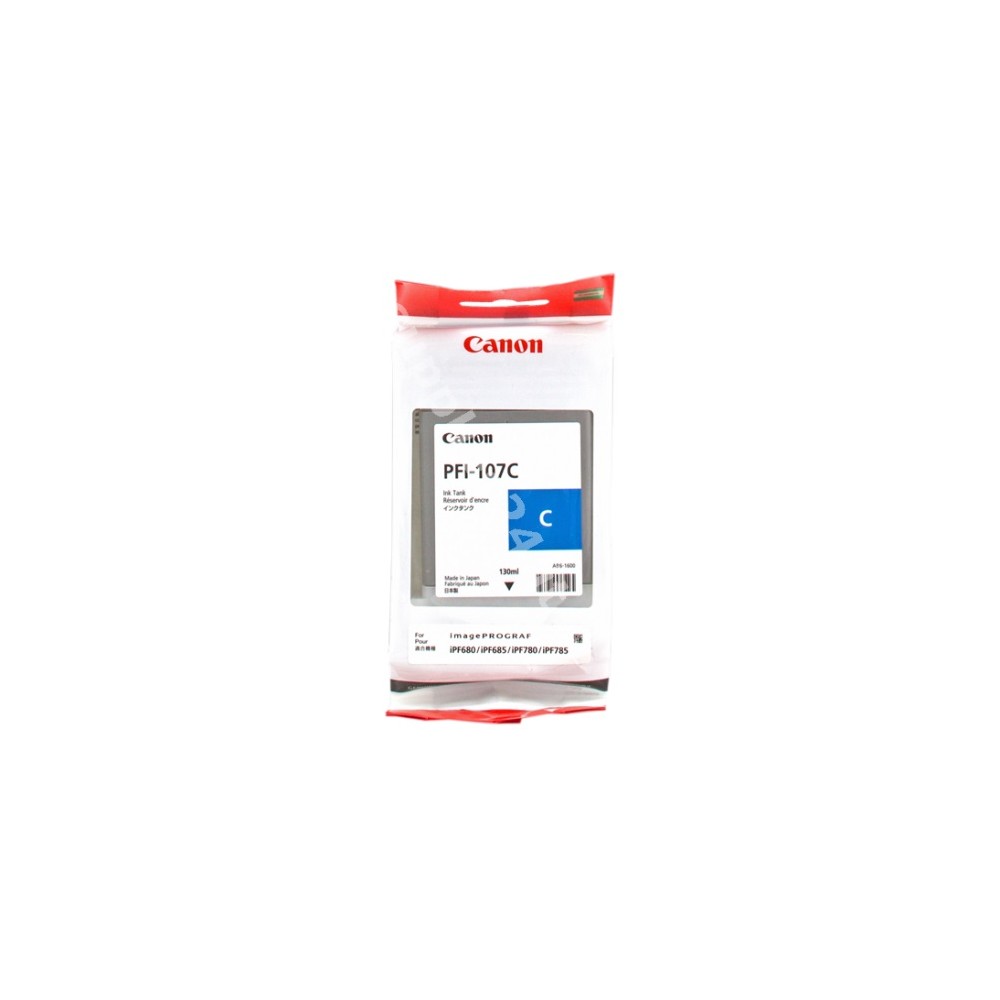 CARTUCCIA CANON PFI 107 CIANO ORIGINALE
