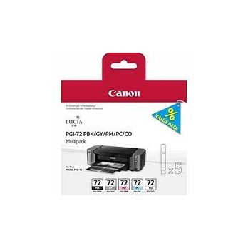 CARTUCCIA CANON PGI 72 MULTIPACK 5 CARTUCCE  BK C M Y G ORIGINALE