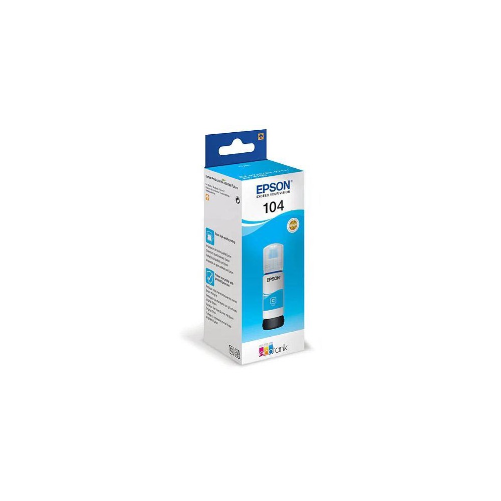CARTUCCIA EPSON 104 C13T00P240 CYAN ORIGINALE