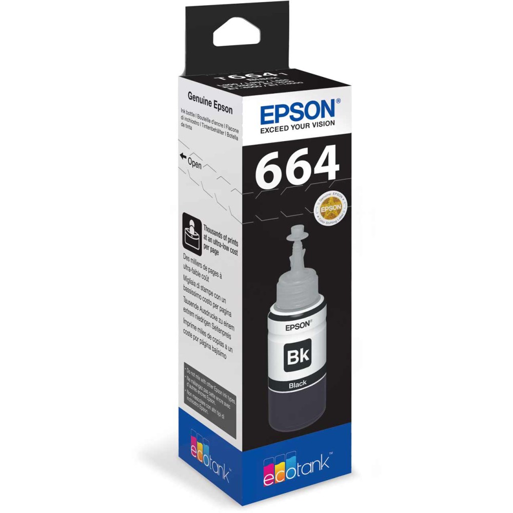 CARTUCCIA EPSON BLACK C13T664140 ORIGINALE