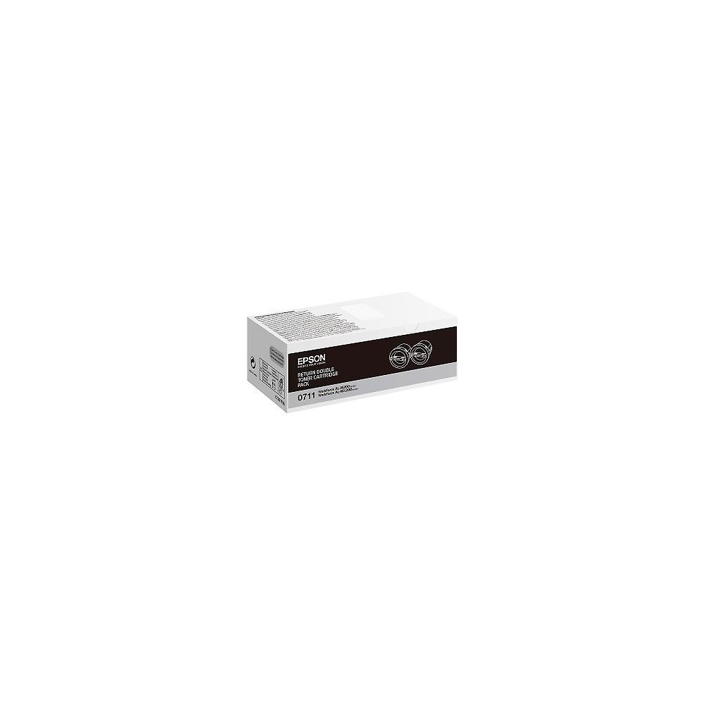 CARTUCCIA EPSON C13S050711 NERO TWIN PACK CORIGINALE