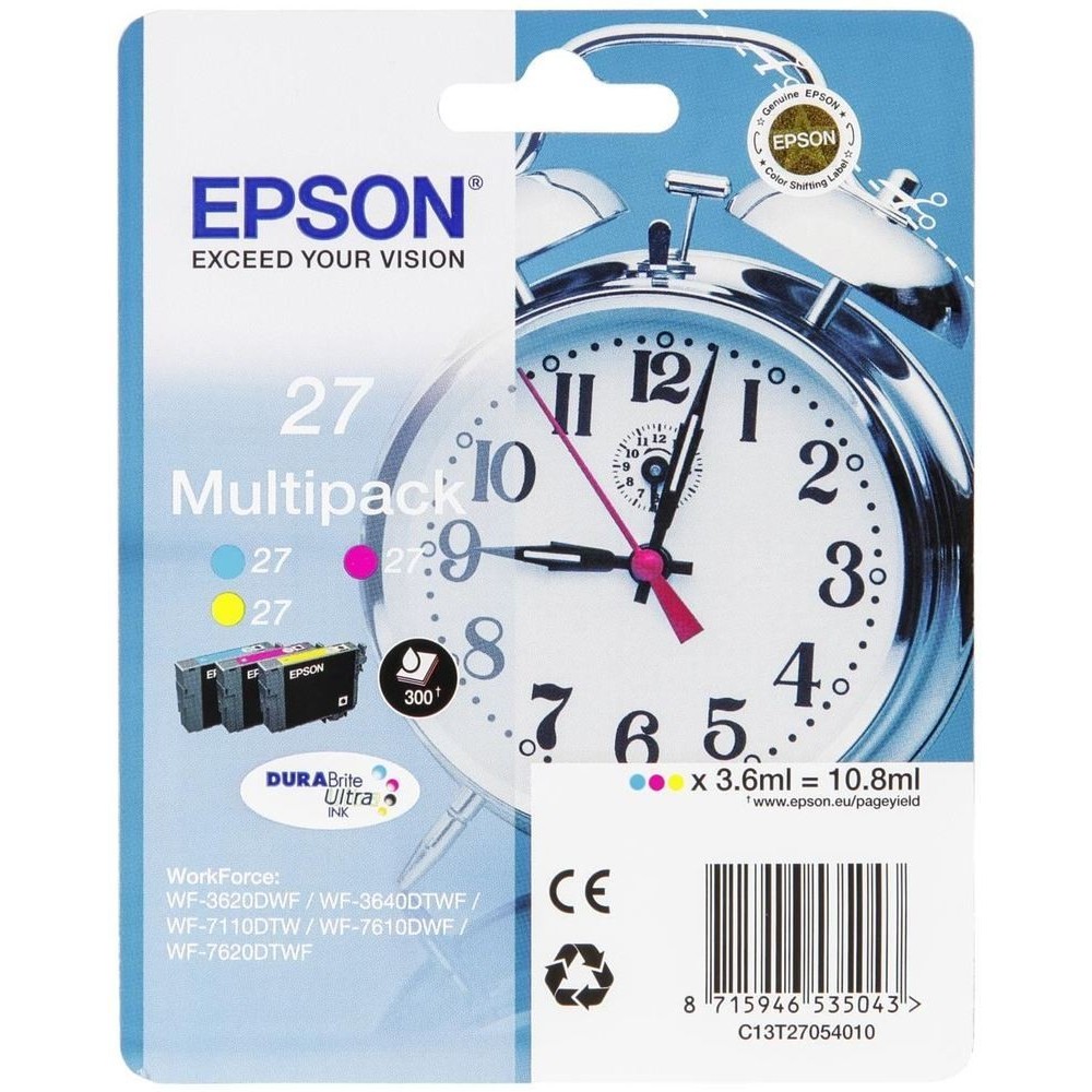 CARTUCCIA EPSON MULTIPACK C13T27054012 T2705 ORIGINALE