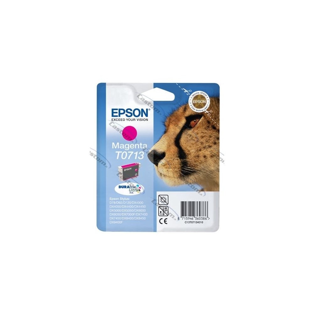 CARTUCCIA EPSON T0713 Magenta ORIGINALE 5.5ml 250 pagine