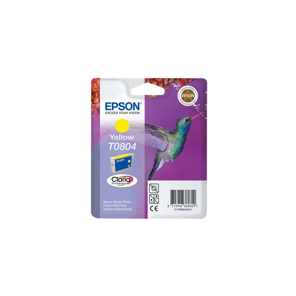 CARTUCCIA EPSON T0804 YELLOW ORIGINALE C13T08044011