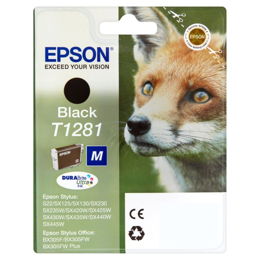 CARTUCCIA EPSON T1281 NERO ORIGINALE