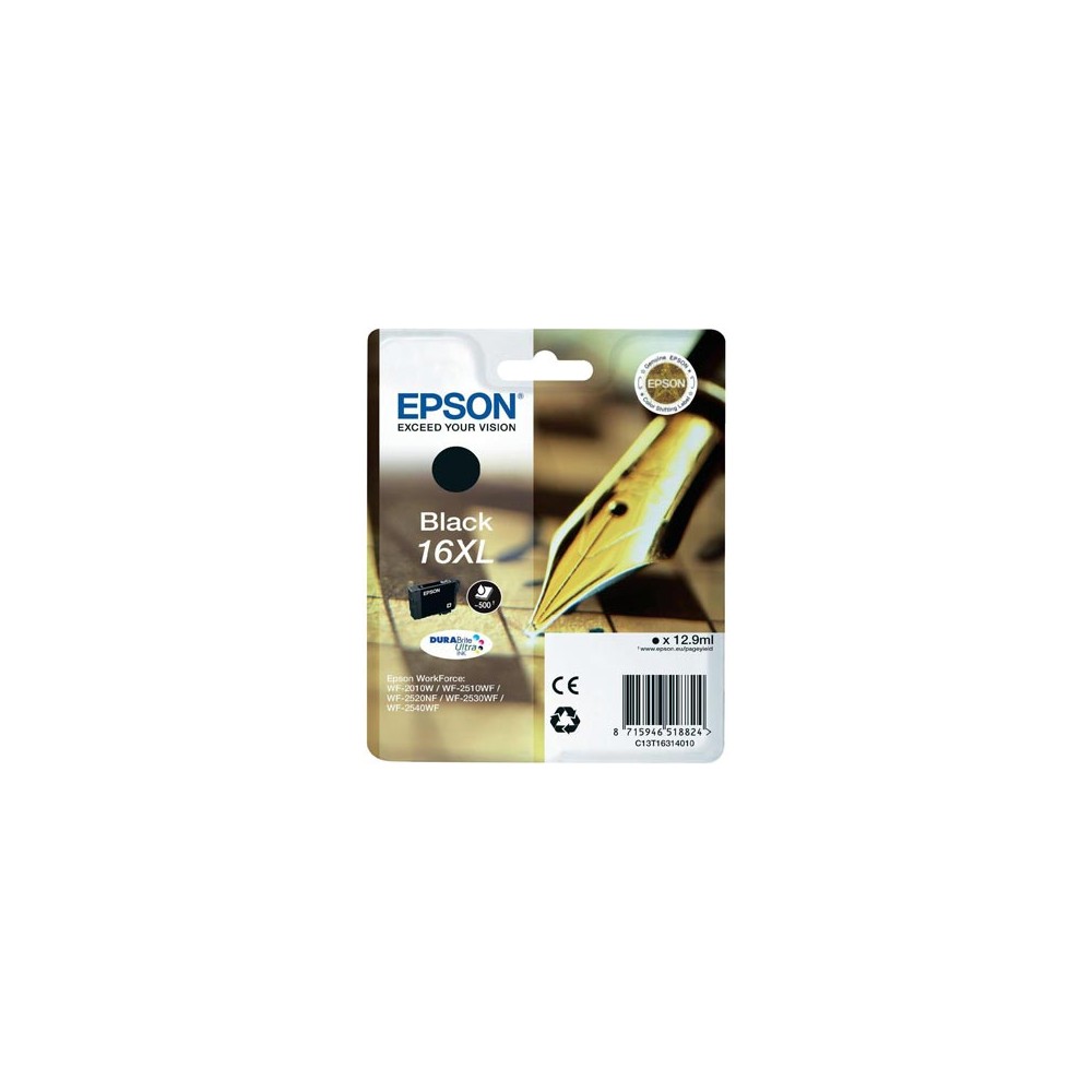 CARTUCCIA EPSON T1631 NERO ORIGINALE C13T16314010