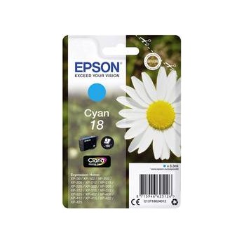 CARTUCCIA EPSON T1802 CYANO C13T18024012 ORIGINALE