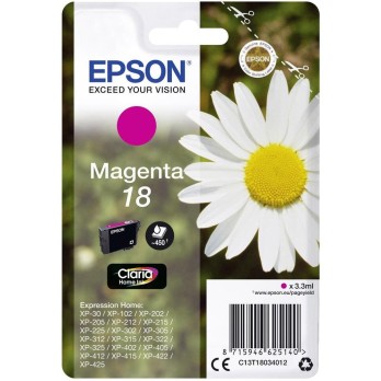 CARTUCCIA EPSON T1803 MAGENTA C13T18034012 ORIGINALE