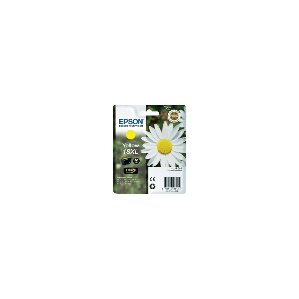 CARTUCCIA EPSON T1814 YELLOW ORIGINALE 6.6ml, ~450 pagine