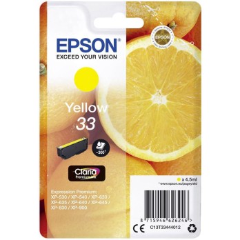 CARTUCCIA EPSON T3344 YELLOW ORIGINALE C13T33434012