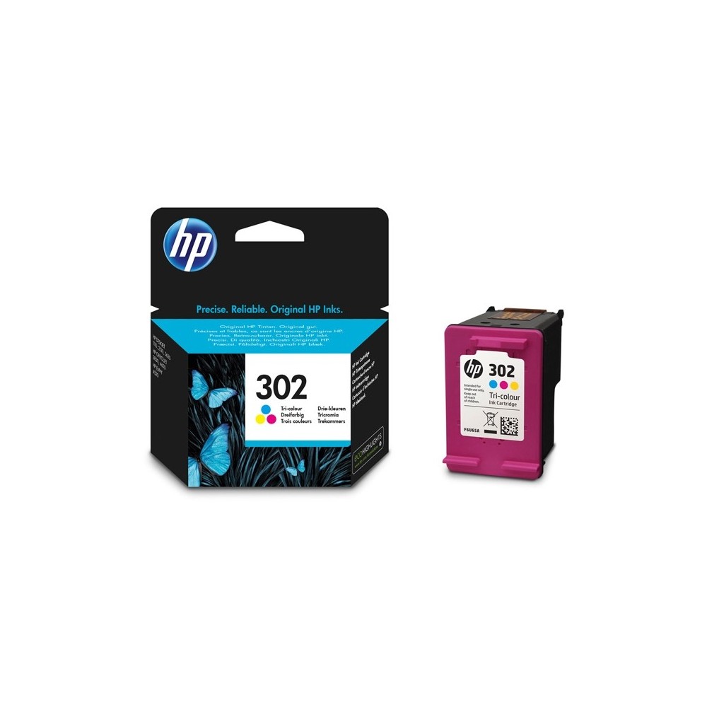 CARTUCCIA HP 302 COLORE F6U65AE ORIGINALE