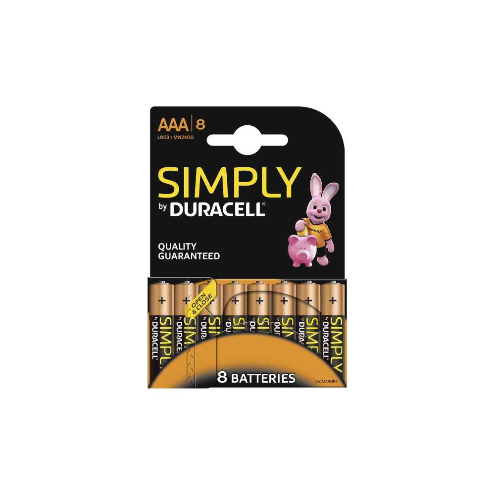 DURACELL Simply MN2400 AAA BL8