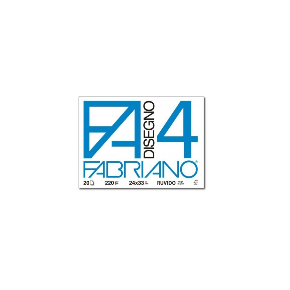 FABRIANO F4 BLOCCO 24X33 RUVIDO 200GR 20FG 5000597