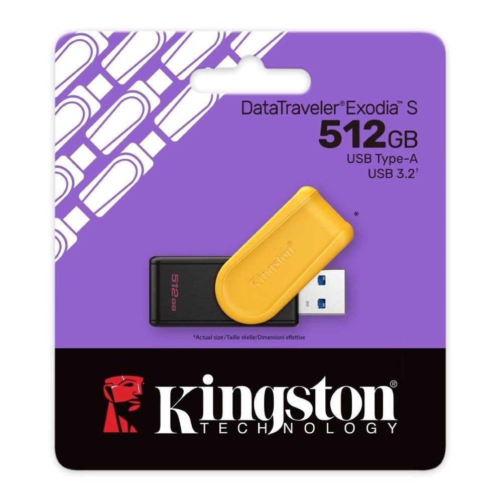 Kingston DataTraveler Exodia DTX/512GB Flash Drive USB 3.2 Gen 1 tassa siae inclusa