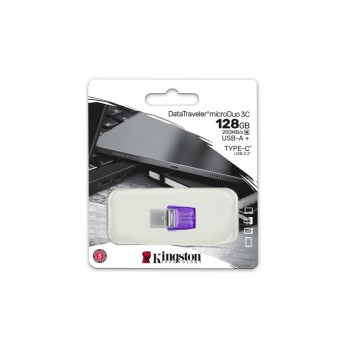 KINGSTON DTDUO3CG3 128GB USB microDuo 3C 200MB/s dual USB-A + USB-C Tassa siae inclusa
