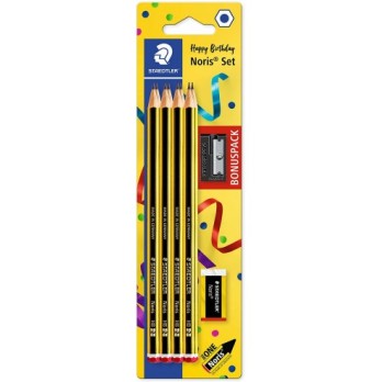 MATITE STAEDTLER BONUS PACK 8PZ 120-2 HB + TEMPERAMATITE + GOMMA 120-SBK8P1