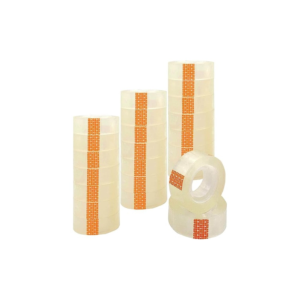 NASTRO ADESIVO 19X33 ACRILICO TRASP. (blisterato ad 8)