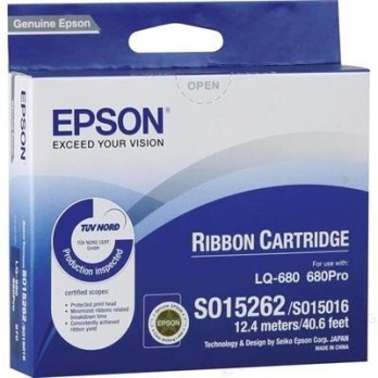 NASTRO EPSON C13S015022 COLORATO NERO IN TESSUTO ORIGINALE