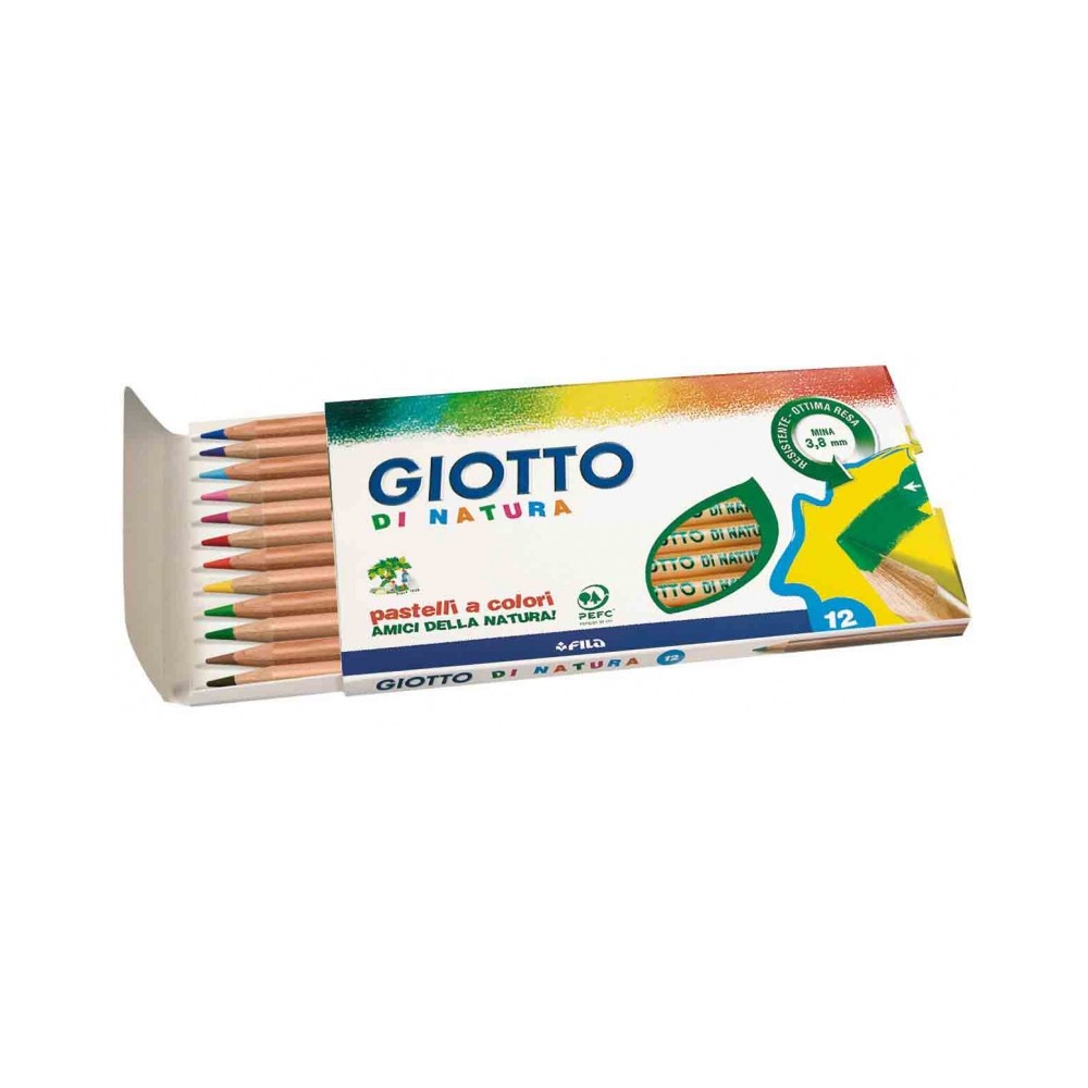 PASTELLI GIOTTO NATURA A 12 4,0 FILA F240600