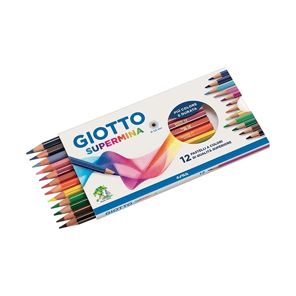 PASTELLI GIOTTO SUPERMINA 12 F235700