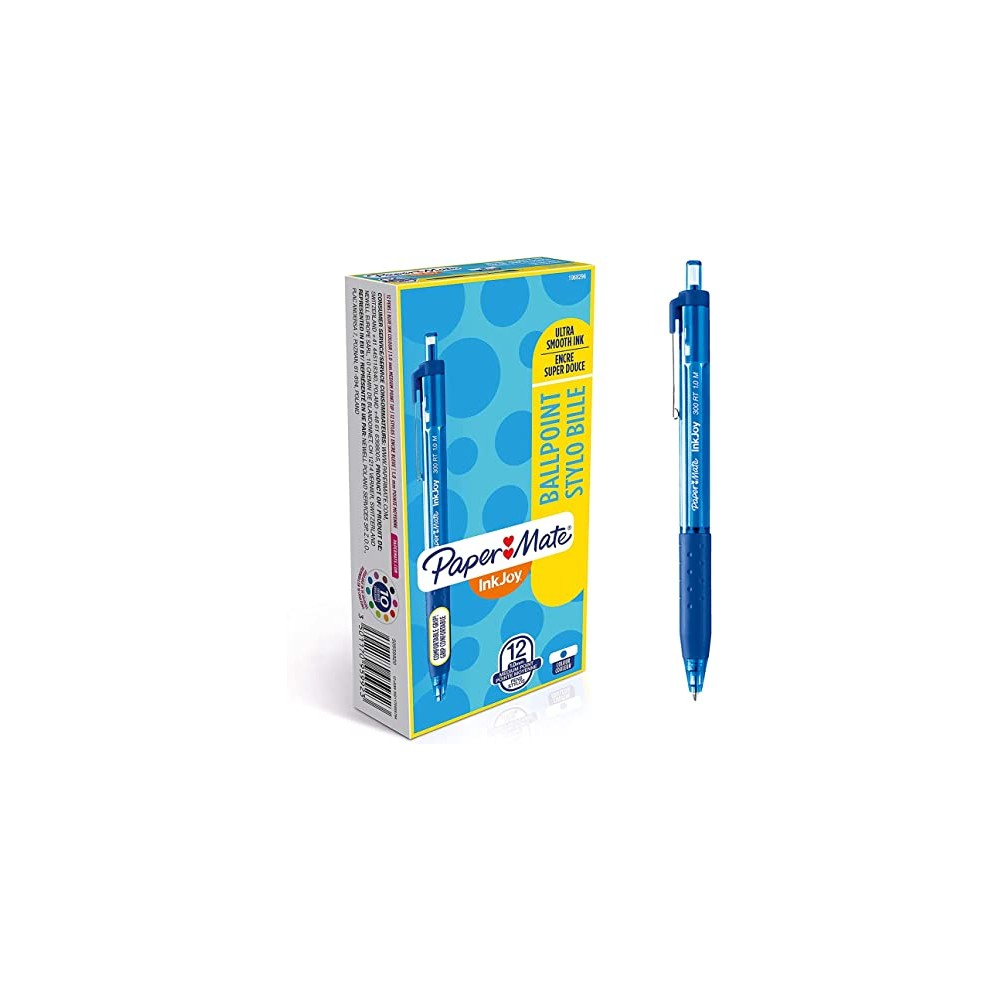 PENNA SFERA INKJOY 300RT 1,0 BLU  PAPERMATE