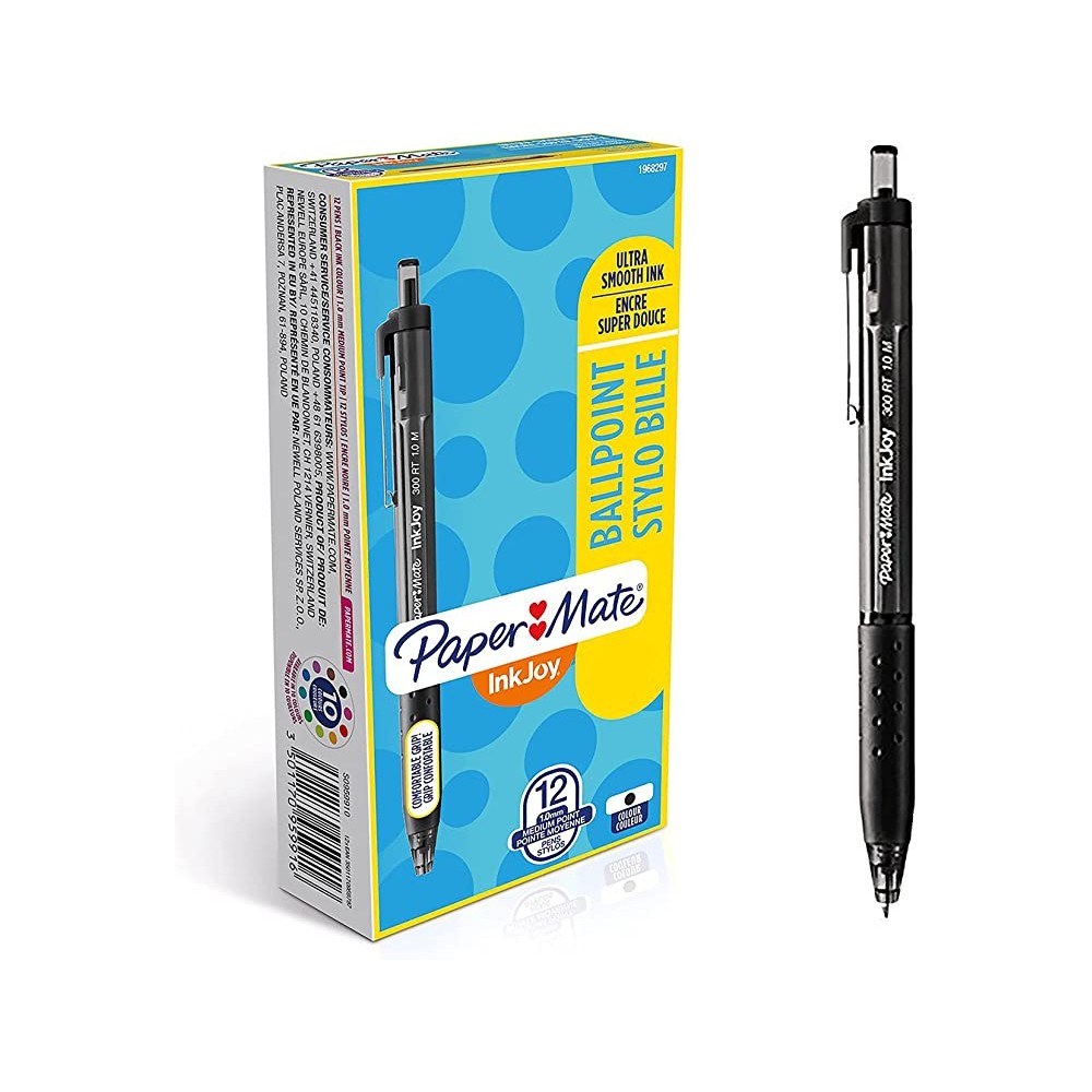 PENNA SFERA INKJOY 300RT 1,0 NERO PAPERMATE