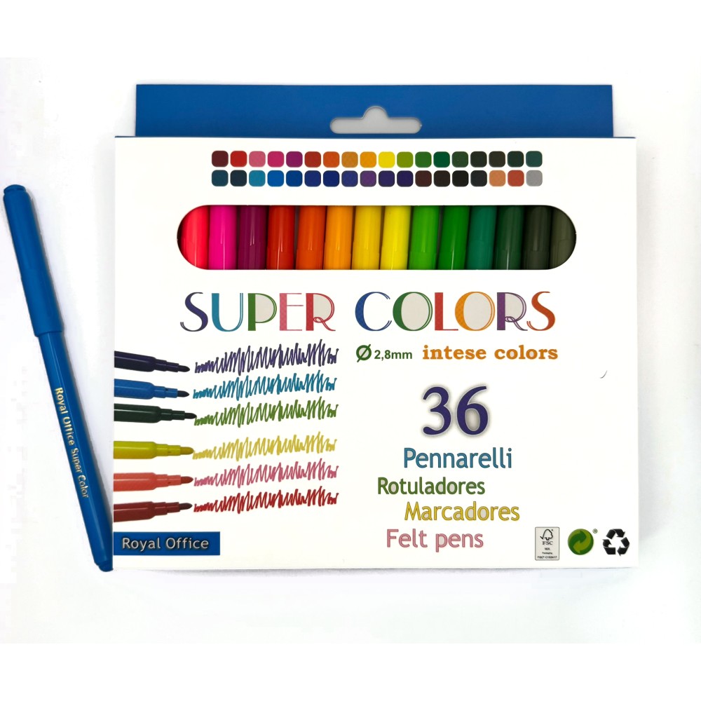 PENNARELLI SUPERCOLORS A 36 ROYAL OFFICE