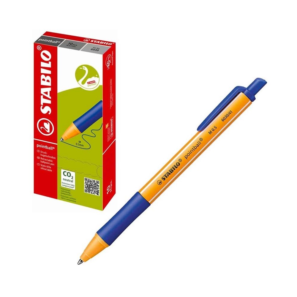 PENNE A SFERA POINTBALL STABILO BLU 6030/41