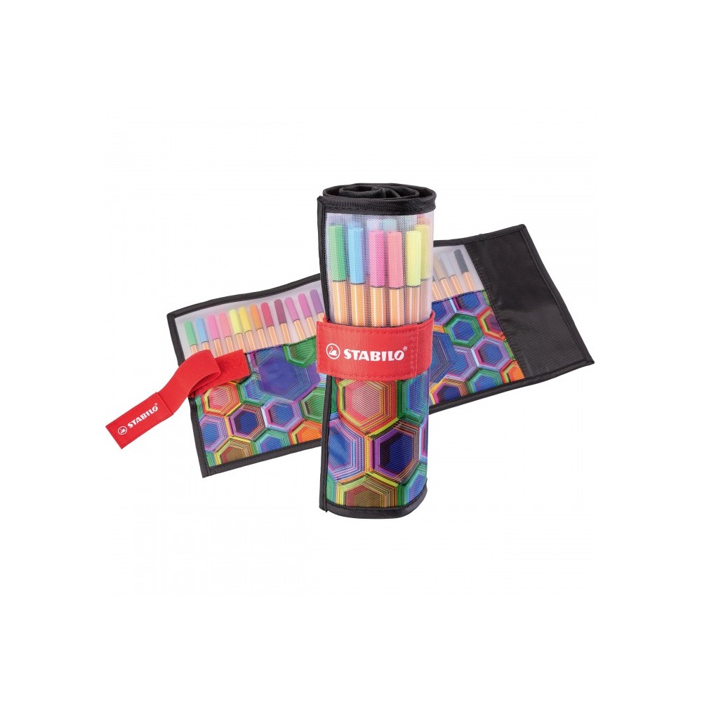 PENNE FINELINER POINT 88 ROTOLO 25 COLORI ARTY LINE STABILO 8825-071-20