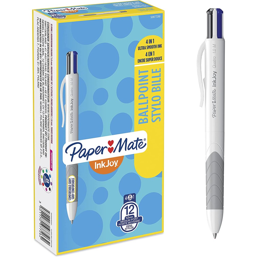 PENNE PAPER MATE INKJOY QUATTRO 4 COLORI