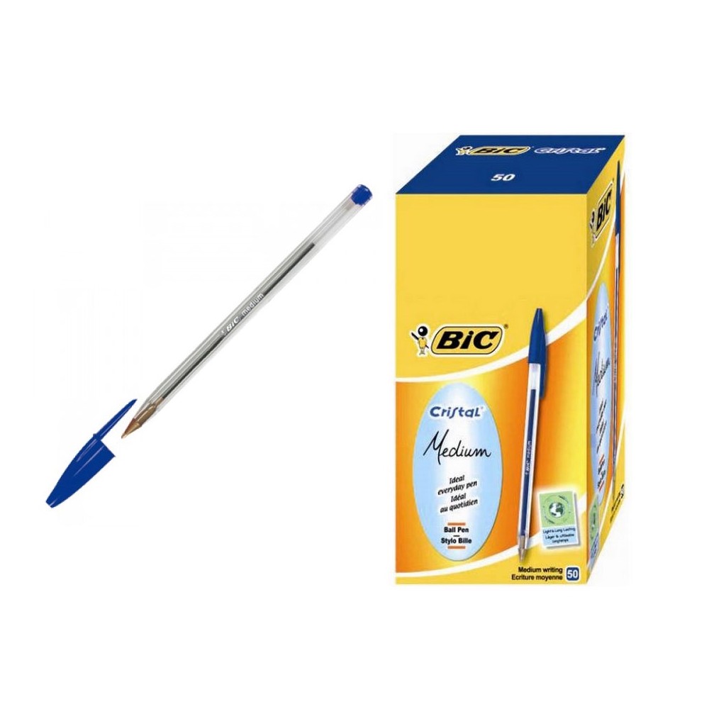 PENNE SF BIC CRISTAL BLU 50PZ