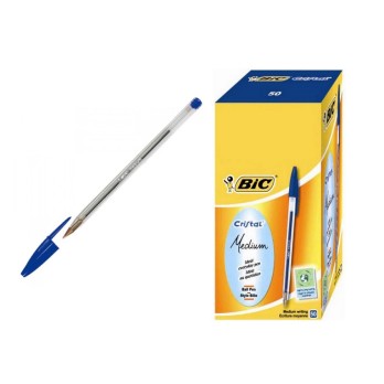 PENNE SF BIC CRISTAL BLU 50PZ