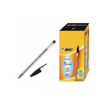 PENNE SF BIC CRISTAL NERE 50PZ