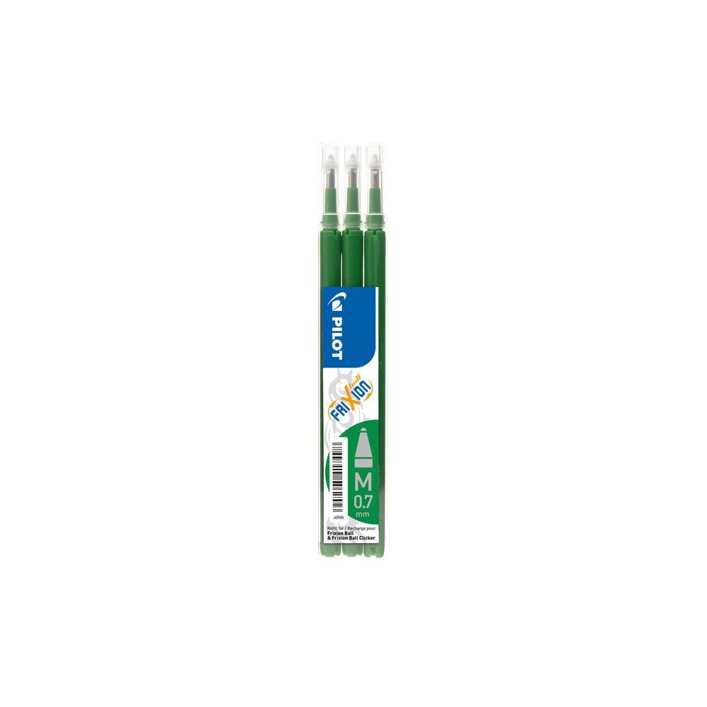 REFILL FRIXION GEL 0,7 VERDE  SET 3 PZ